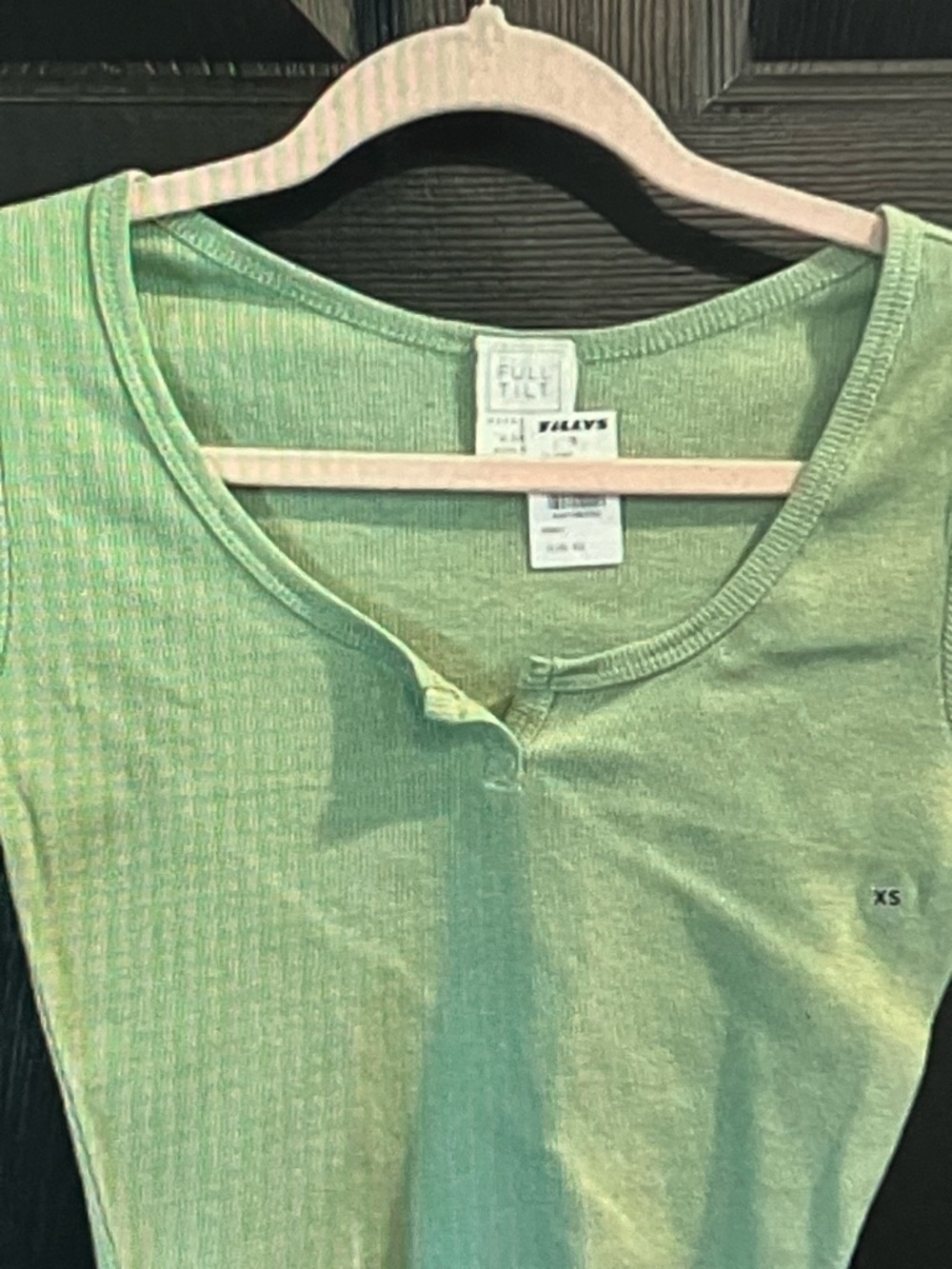 Full Tilt Green Crop Top